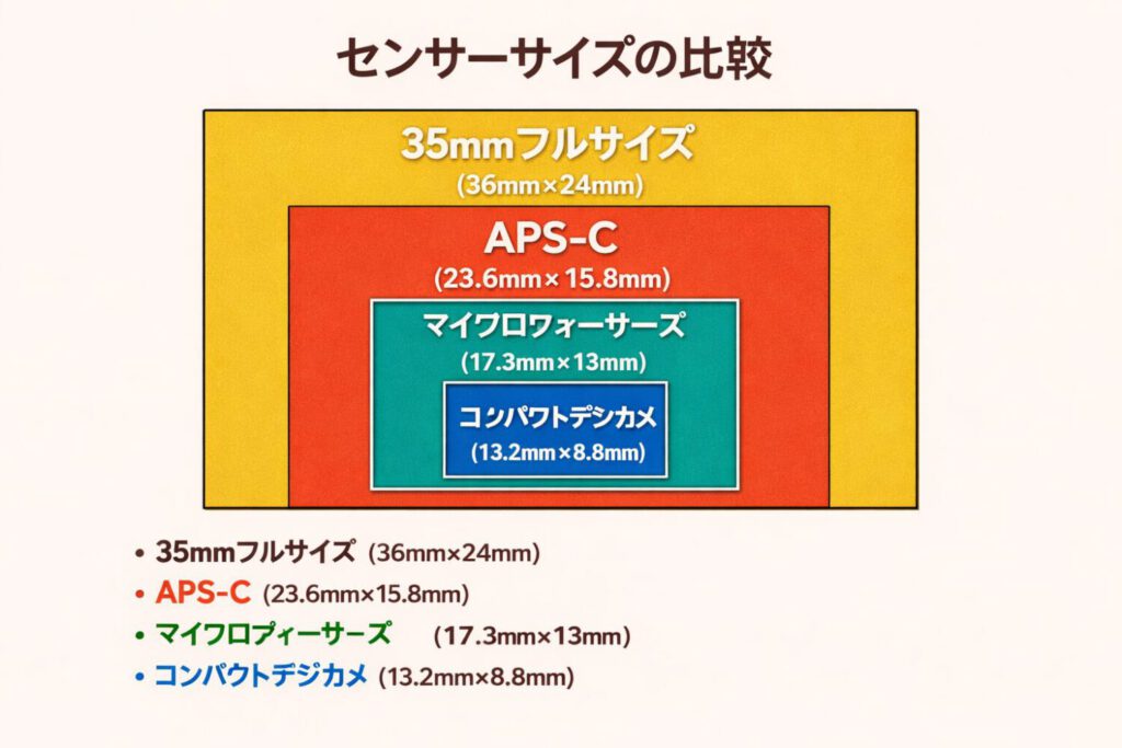 イメージセンサー比較図