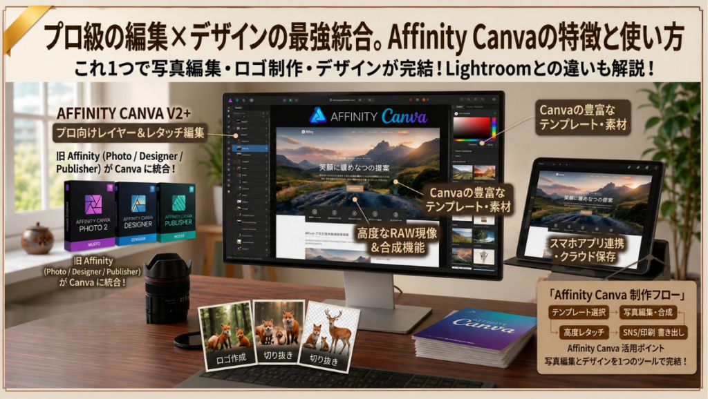 affinty canva説明画像