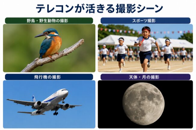 テレコンで活きる撮影シーンの画像