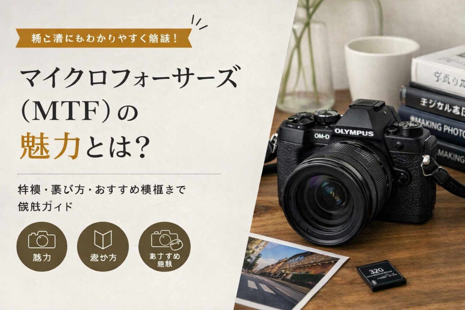 マイクロフォーサーズカメラについてのアイキャッチ画像
