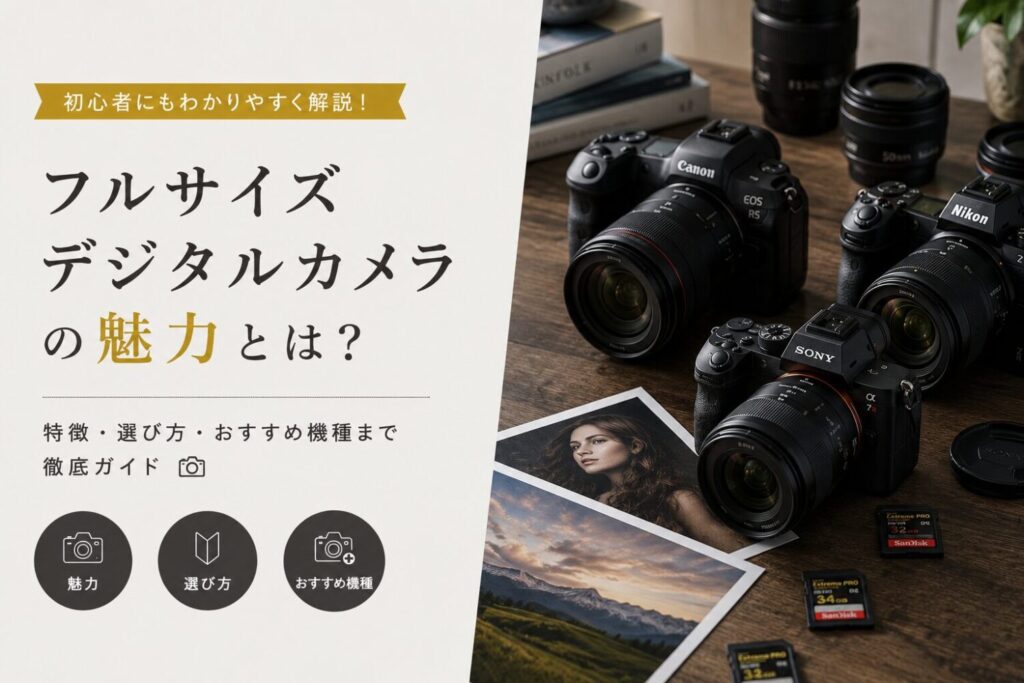 フルサイズカメラ説明投稿のアイキャッチ画像