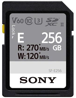 ソニー SDXC UHS-II SFシリーズの画像
